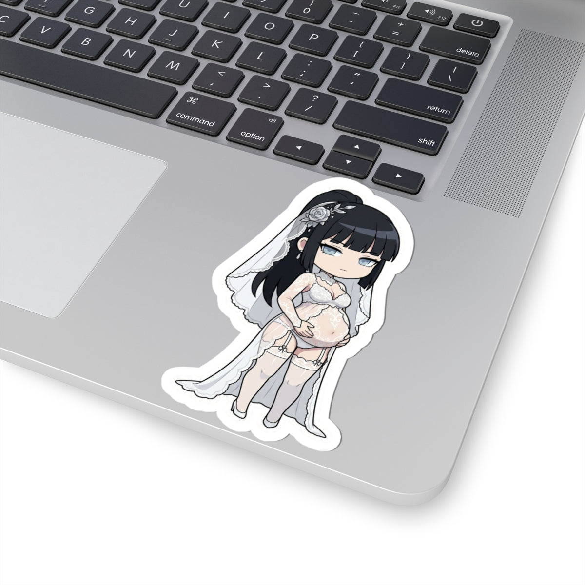 マタニティーブライダルシリーズ (Lin Jing-Yue / リン・ジンユエ) Belly Doll — Cute Chibi Maternity Wedding Decal