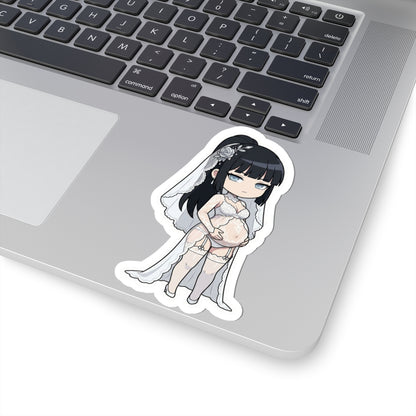 マタニティーブライダルシリーズ (Lin Jing-Yue / リン・ジンユエ) Belly Doll — Cute Chibi Maternity Wedding Decal
