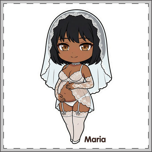 Berry Doll Maria's Pregnant Bride Acrylic Stand
