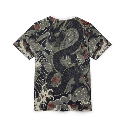 Foo Dog Symmetry AOP Tee — Japanese Guardian Lion All-Over Print Shirt