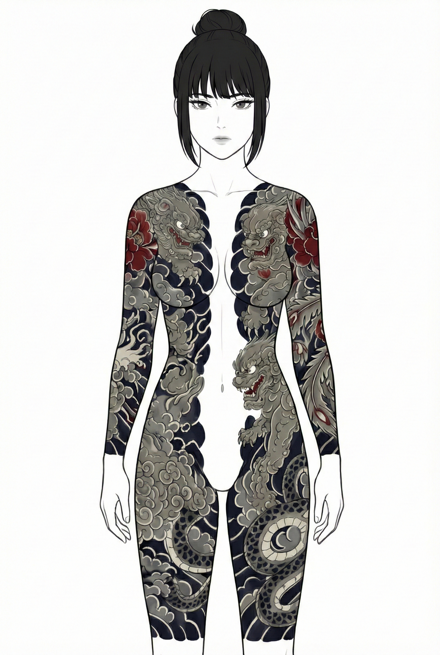 Dragon Tattoo All-Over Print Tank Top