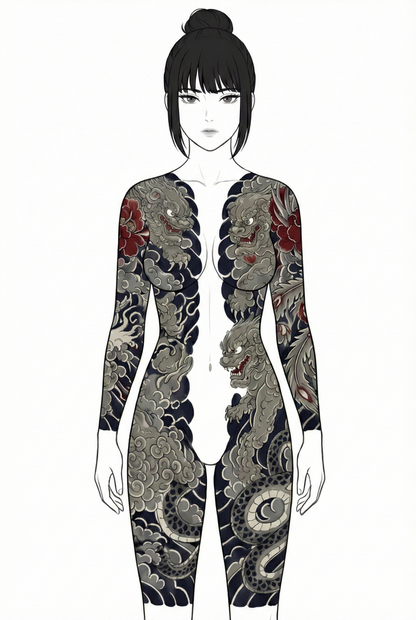 Dragon Tattoo All-Over Print Tank Top